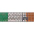 Ireland Flag Dark Wood Magic Keyboard with Numeric Keypad Skin